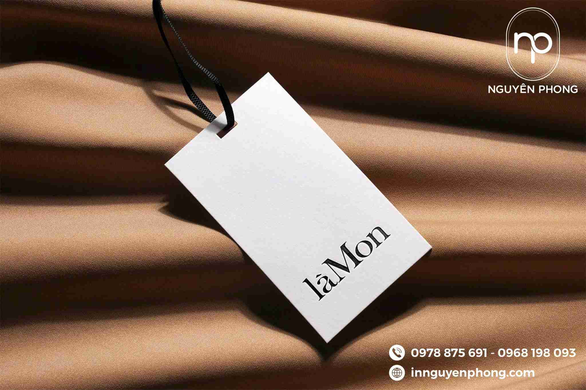 Mẫu tag bằng giấy ivory